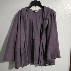 Women’s Purple Coldwater Creek Light Jacket, Size M